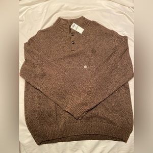 CHAPS Men’s Brown sweater NWT Size XL